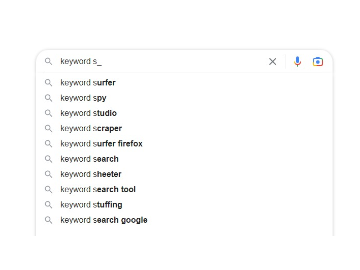 Générateur de mots clés Google Suggest